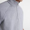 Cotton-Jersey Half-Zip Sweater - CU