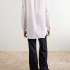 Button-Down Collar Striped Cotton-Poplin Shirt - BK Button-Down Collar Striped Cotton-Poplin Shirt - BK