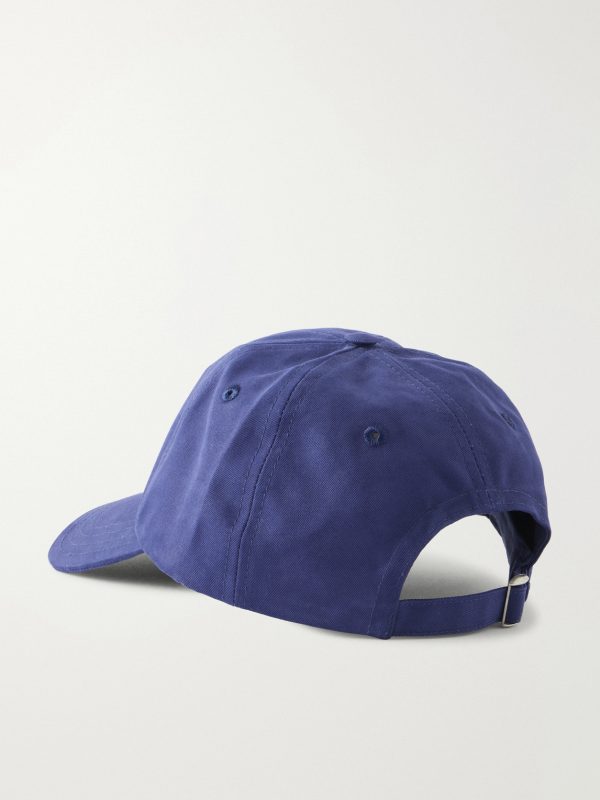 Logo-Embroidered Cotton-Twill Baseball Cap - BK
