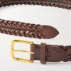 3cm Woven Leather Belt - CU