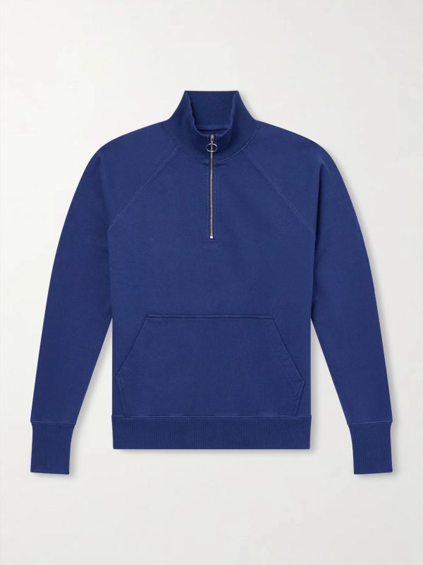 Cotton-Jersey Half-Zip Sweater Cotton-Jersey Half-Zip Sweater