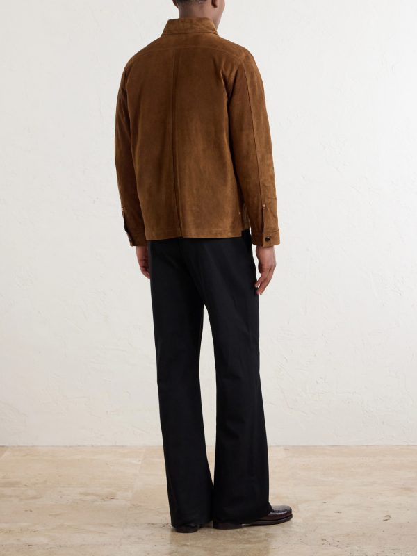 Suede Overshirt - BK Suede Overshirt - BK