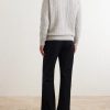Cable-Knit Virgin Wool Sweater - BK Cable-Knit Virgin Wool Sweater - BK