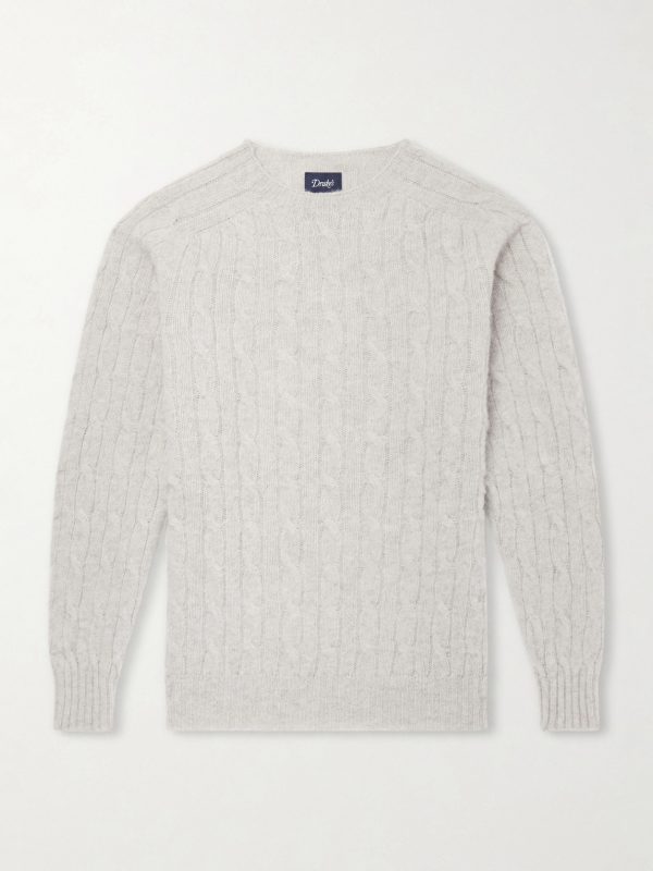 Cable-Knit Virgin Wool Sweater Cable-Knit Virgin Wool Sweater