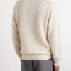 Brushed Shetland Wool Sweater - BK Brushed Shetland Wool Sweater - BK