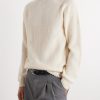 Brushed Shetland Wool Sweater - FR Brushed Shetland Wool Sweater - FR