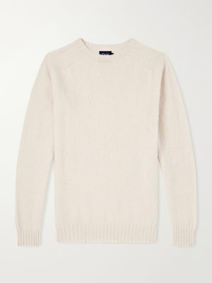 Brushed Shetland Wool Sweater Brushed Shetland Wool Sweater