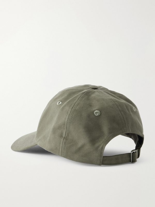Logo-Embroidered Cotton-Twill Baseball Cap - BK