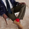 Straight-Leg Peached Cotton-Twill Trousers - CU Straight-Leg Peached Cotton-Twill Trousers - CU