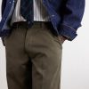 Straight-Leg Peached Cotton-Twill Trousers - E2 Straight-Leg Peached Cotton-Twill Trousers - E2