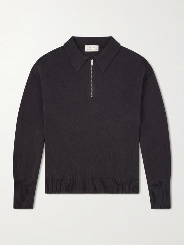 Paper Half-Zip Polo Sweater Paper Half-Zip Polo Sweater