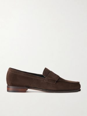 Charles Suede Penny Loafers