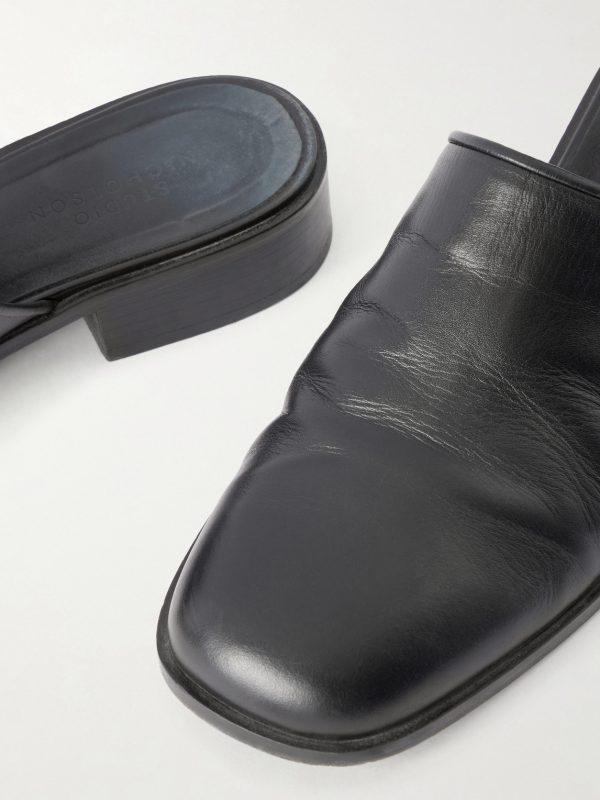 Barlow Leather Mules - CU Barlow Leather Mules - CU