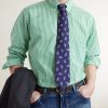 Button-Down Collar Striped Cotton-Poplin Shirt - CU Button-Down Collar Striped Cotton-Poplin Shirt - CU