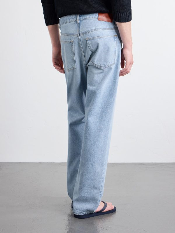 Riso Straight-Leg Jeans - BK Riso Straight-Leg Jeans - BK
