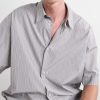 Sanko Striped Cotton-Poplin Shirt - CU