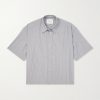 Sanko Striped Cotton-Poplin Shirt