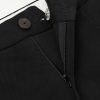 Sorte Wide-Leg Pleated Cotton-Twill Trousers - E1