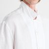Convertible-Collar Linen Shirt - CU Convertible-Collar Linen Shirt - CU