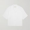Convertible-Collar Linen Shirt Convertible-Collar Linen Shirt
