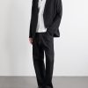 Convertible-Collar Linen Shirt - OU Convertible-Collar Linen Shirt - OU