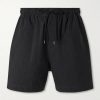 Starboard Wide-Leg Cotton and Wool-Blend Drawstring Shorts