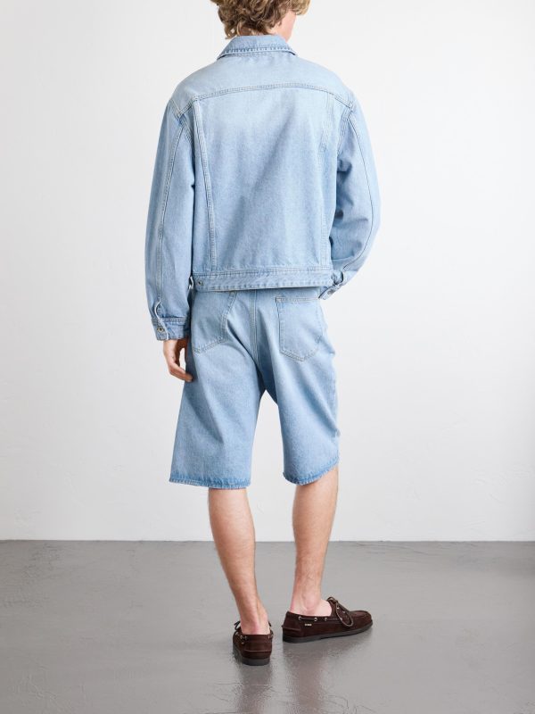 Derby Cropped Denim Jacket - BK