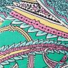 7cm Nouveau Leaves Printed Silk-Shantung Tie - E1