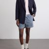 Straight-Leg Striped Cotton Drawstring Shorts - OU Straight-Leg Striped Cotton Drawstring Shorts - OU