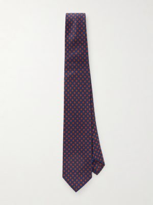 8cm Printed Silk-Twill Tie