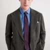 8cm Printed Silk-Twill Tie - OU 8cm Printed Silk-Twill Tie - OU