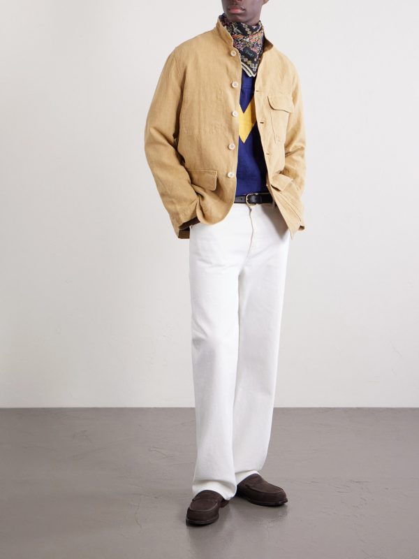 Linen-Canvas Jacket - OU Linen-Canvas Jacket - OU