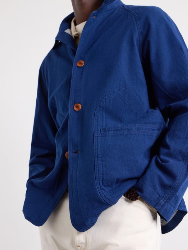 Cotton and Linen-Blend Chore Jacket - CU Cotton and Linen-Blend Chore Jacket - CU