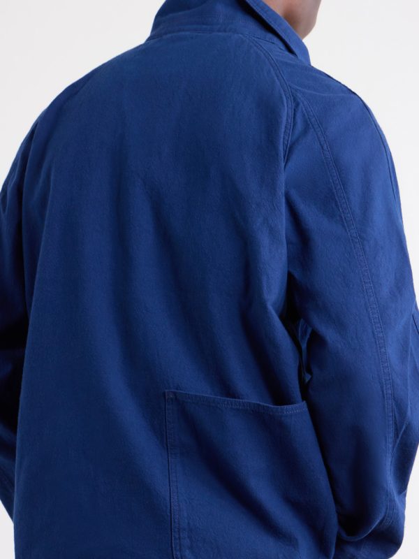Cotton and Linen-Blend Chore Jacket - E1 Cotton and Linen-Blend Chore Jacket - E1
