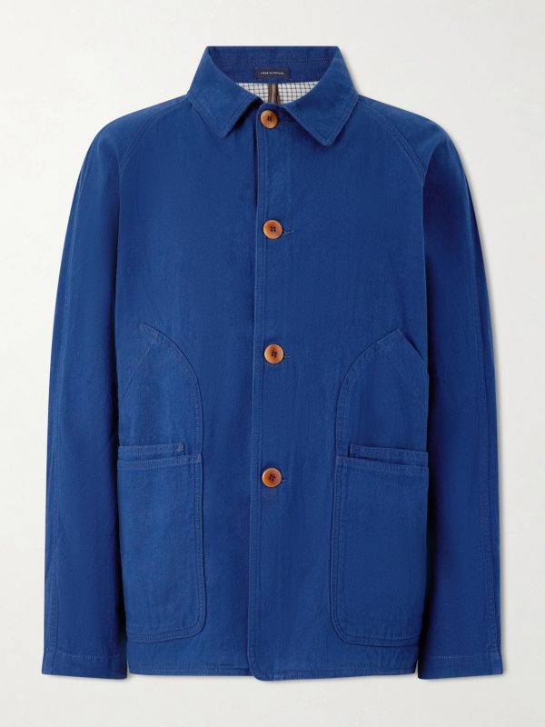 Cotton and Linen-Blend Chore Jacket Cotton and Linen-Blend Chore Jacket