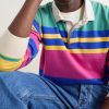 Striped Cotton-Jersey Polo Shirt - CU Striped Cotton-Jersey Polo Shirt - CU