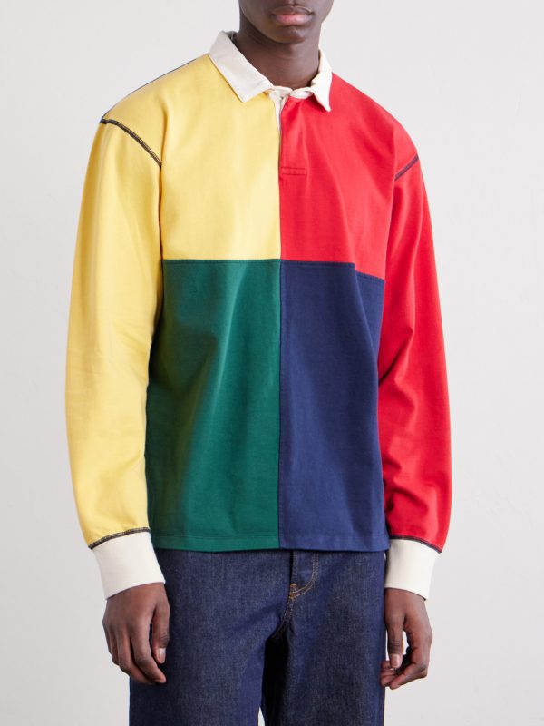 Colour-Block Cotton-Jersey Rugby Shirt - FR Colour-Block Cotton-Jersey Rugby Shirt - FR