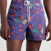 Straight-Leg Mid-Length Printed Swim Shorts - FR Straight-Leg Mid-Length Printed Swim Shorts - FR