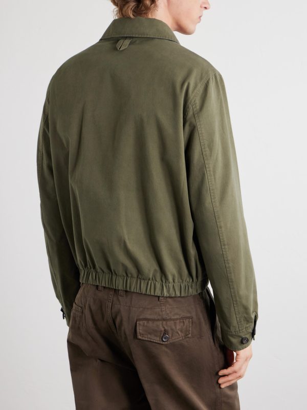 Cotton Blouson Reversible Jacket - BK Cotton Blouson Reversible Jacket - BK