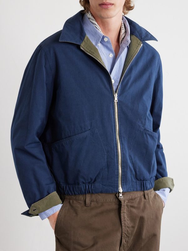 Cotton Blouson Reversible Jacket - E1 Cotton Blouson Reversible Jacket - E1