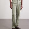 Games Straight-Leg Herringbone Cotton Suit Trousers - FR