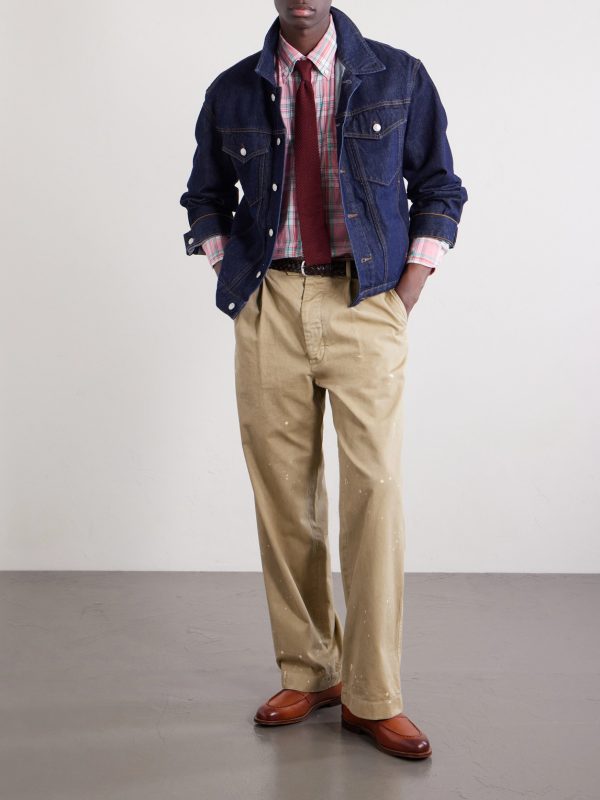 Checked Cotton Shirt - OU Checked Cotton Shirt - OU