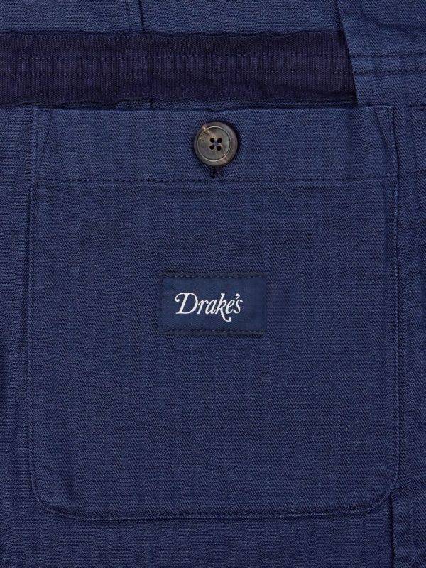 Games Herringbone Cotton Suit Jacket - E2