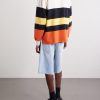 Striped Cotton-Jersey Rugby Shirt - BK Striped Cotton-Jersey Rugby Shirt - BK