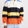 Striped Cotton-Jersey Rugby Shirt - FR Striped Cotton-Jersey Rugby Shirt - FR