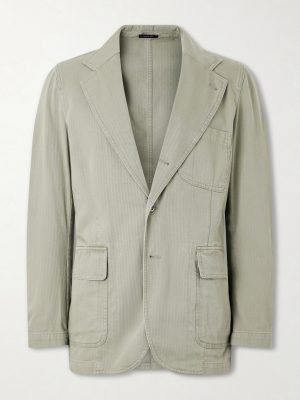 Games Herringbone Cotton Suit Jacket Games Herringbone Cotton Suit Jacket