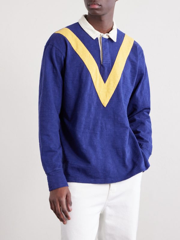 Chevron Flame Cotton-Jersey Rugby Shirt - FR Chevron Flame Cotton-Jersey Rugby Shirt - FR