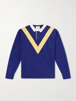 Chevron Flame Cotton-Jersey Rugby Shirt Chevron Flame Cotton-Jersey Rugby Shirt