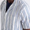 Camp-Collar Striped Cotton-Poplin Shirt - CU Camp-Collar Striped Cotton-Poplin Shirt - CU