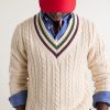 Cricket Knitted Cotton and Cashmere-Blend Sweater - CU Cricket Knitted Cotton and Cashmere-Blend Sweater - CU